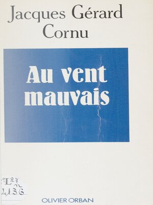 cover image of Au vent mauvais